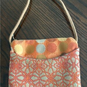 Vibrant 2 pocket Patterned Crossbody Bag
